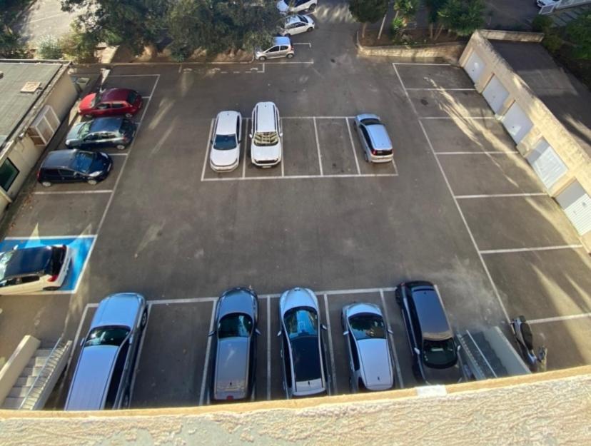 Ajaccio Magnifique T2 37M2 Centre Ville Vue Mer Au Bord De La Plage Neuf 4 Couchages Balcon Parking Prive Ferme Clim Wifi エクステリア 写真