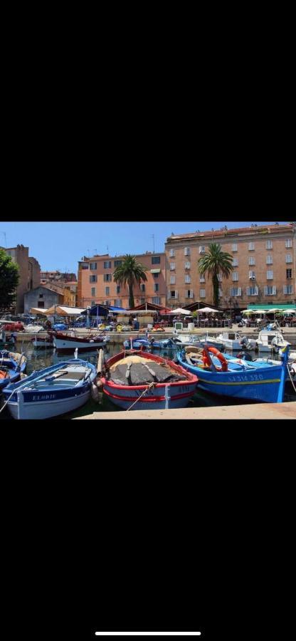 Ajaccio Magnifique T2 37M2 Centre Ville Vue Mer Au Bord De La Plage Neuf 4 Couchages Balcon Parking Prive Ferme Clim Wifi エクステリア 写真